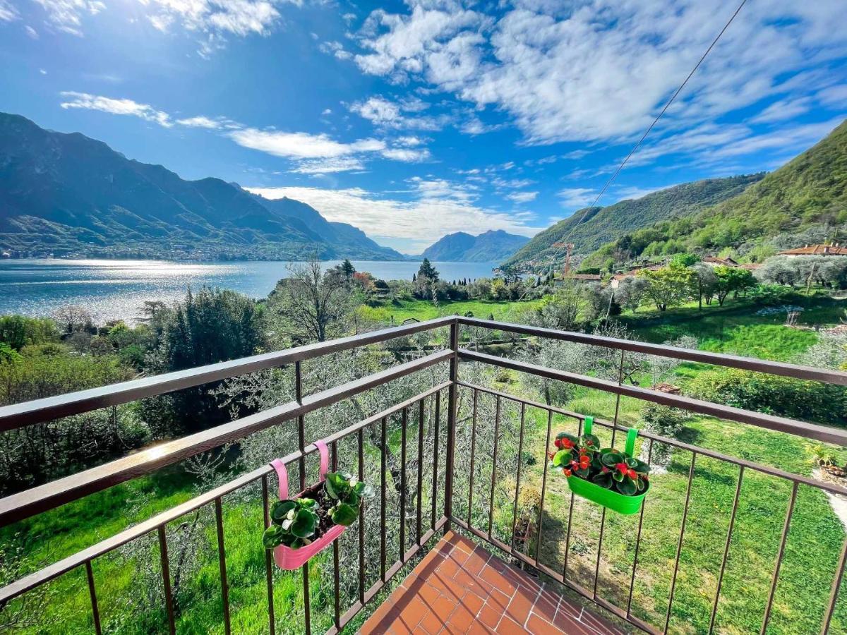 Appartamento Tivano Balcone Con Vista Lago 벨라지오 외부 사진