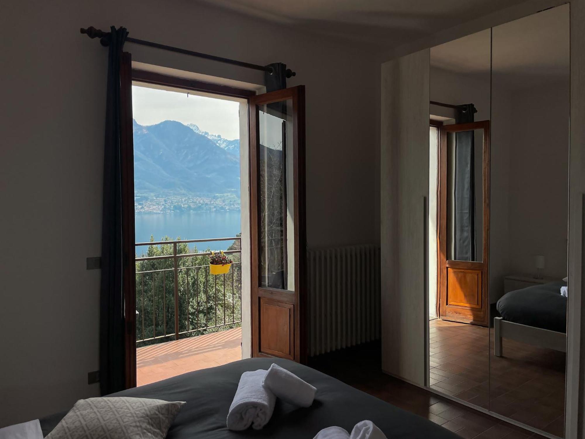 Appartamento Tivano Balcone Con Vista Lago 벨라지오 외부 사진